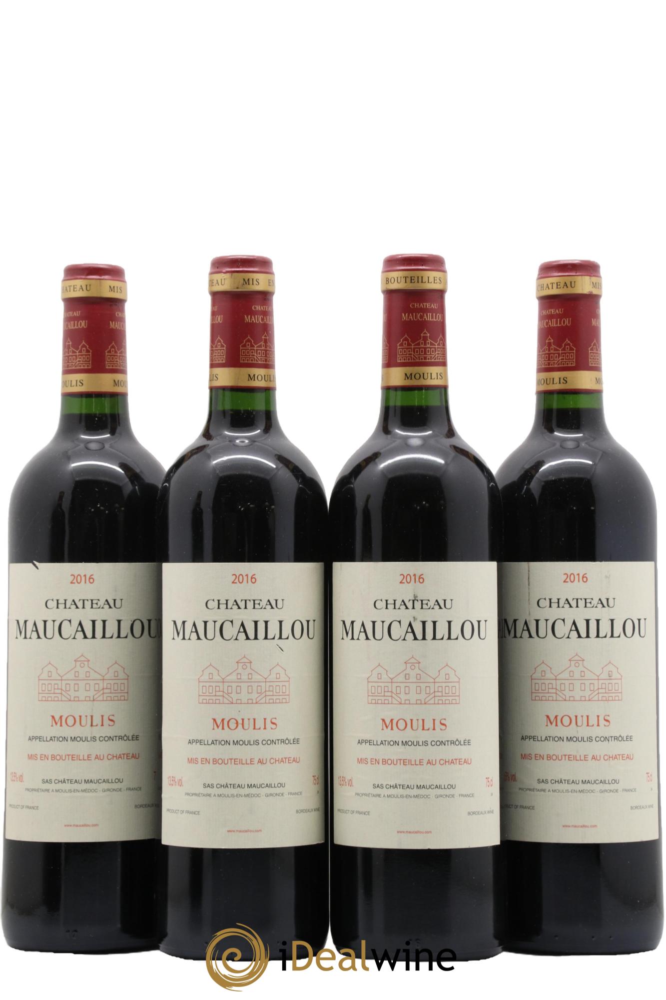Château Maucaillou 2016 - Lot de 4 bouteilles - 0