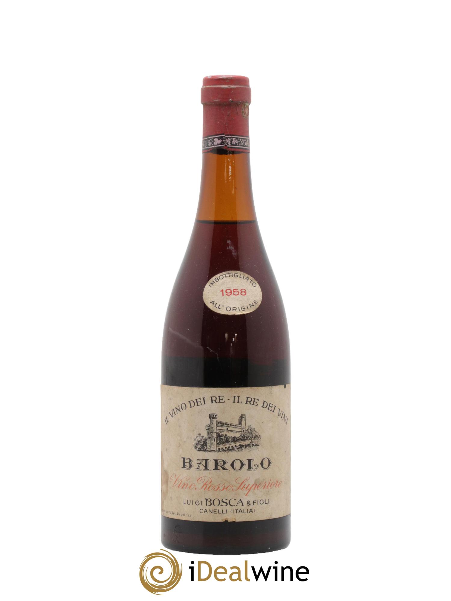 Barolo Superiore Luigi Bosca 1958 - Lot de 1 bouteille - 0