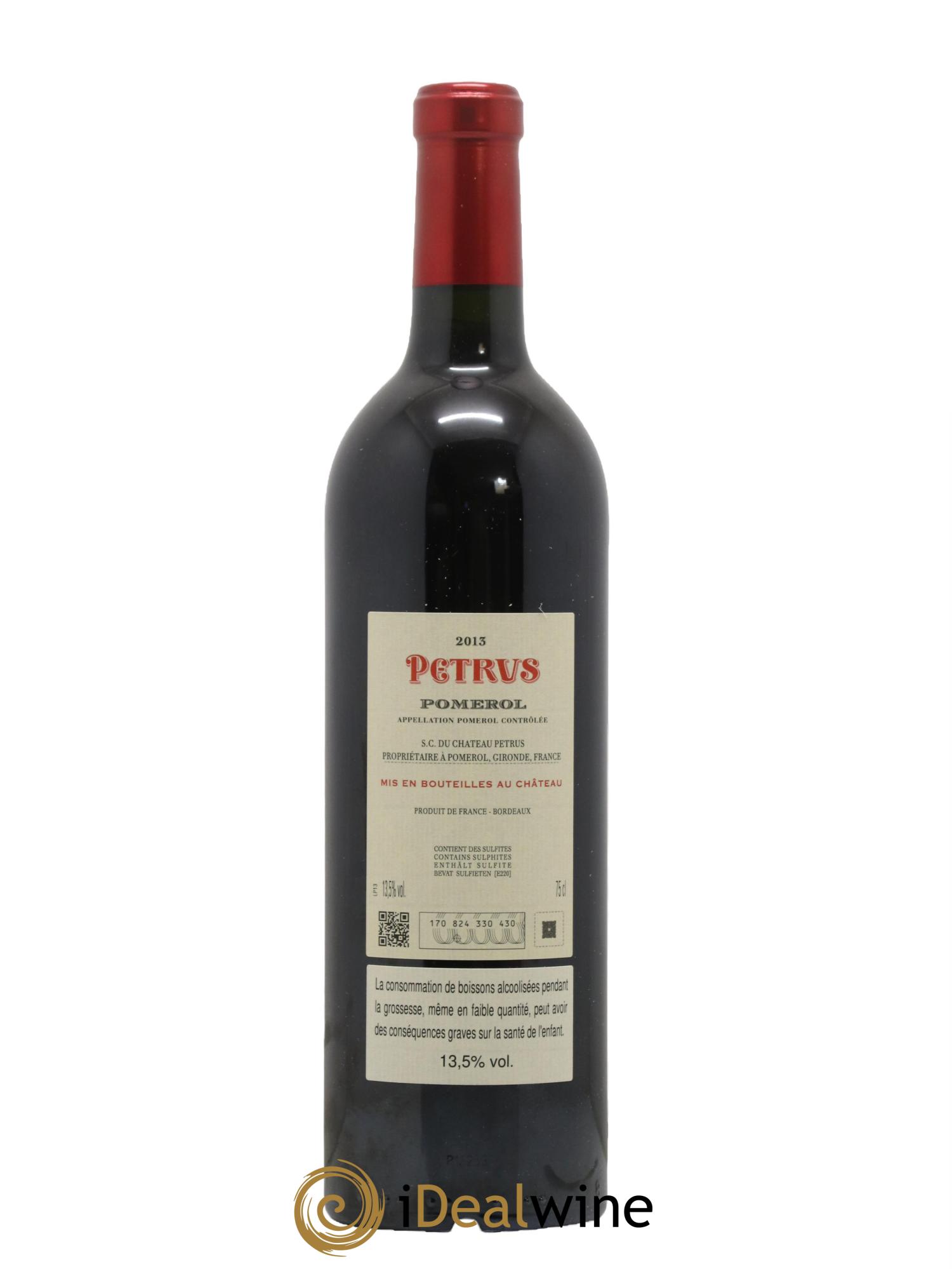 Petrus 2013 - Lot de 1 bouteille - 2