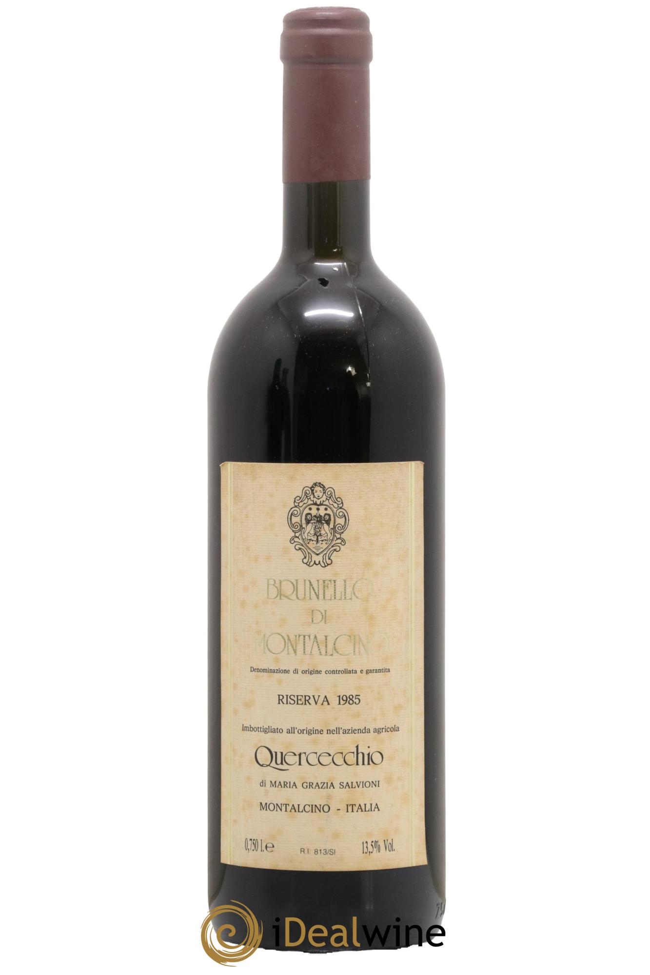Brunello di Montalcino Riserva Salvioni Querceccio 1985 - Lot de 1 bouteille - 0