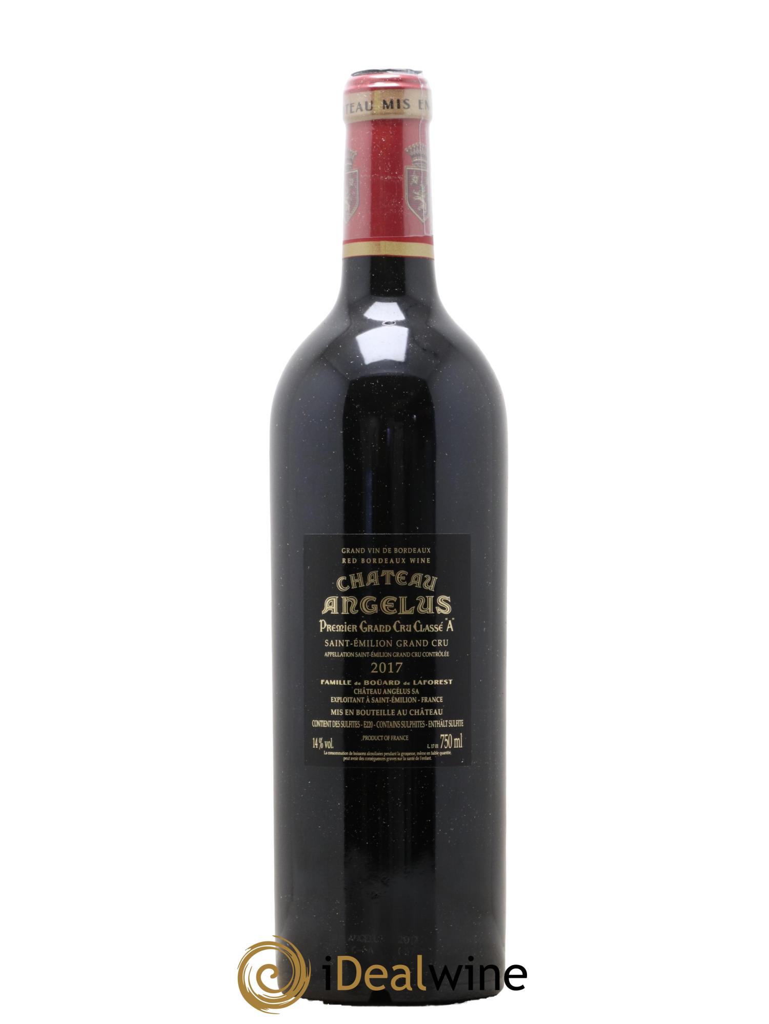 Château Angélus 1er Grand Cru Classé A 2017 - Lot de 1 bouteille - 2