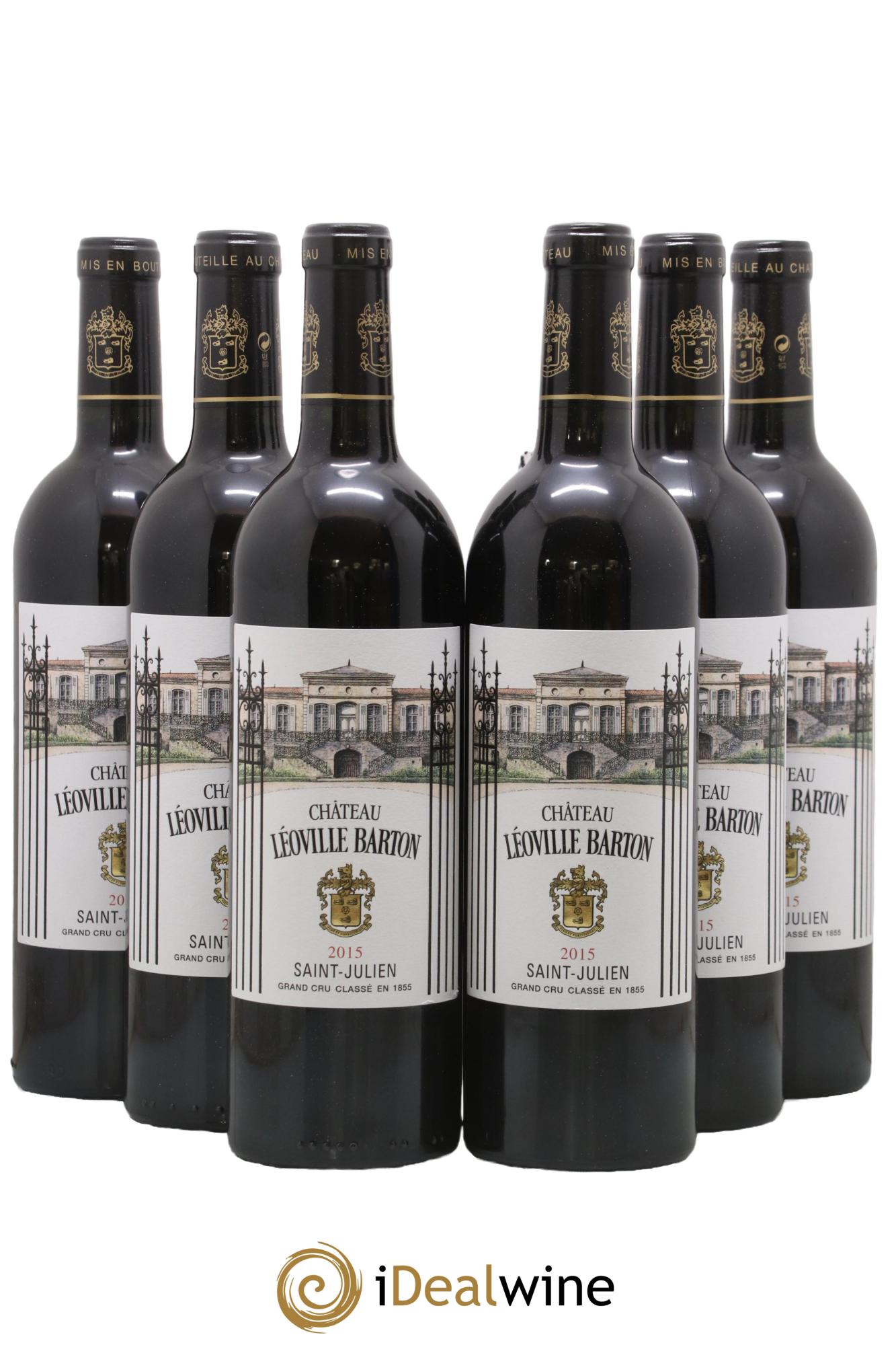 Château Léoville Barton 2ème Grand Cru Classé 2015 - Lot de 6 bouteilles - 0
