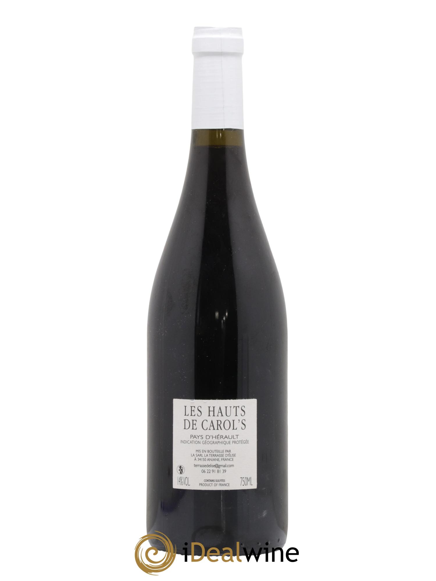 IGP Pays d'Hérault Les Hauts de Carol's Terrasse d'Elise (Domaine de la) 2019 - Posten von 1 Flasche - 1
