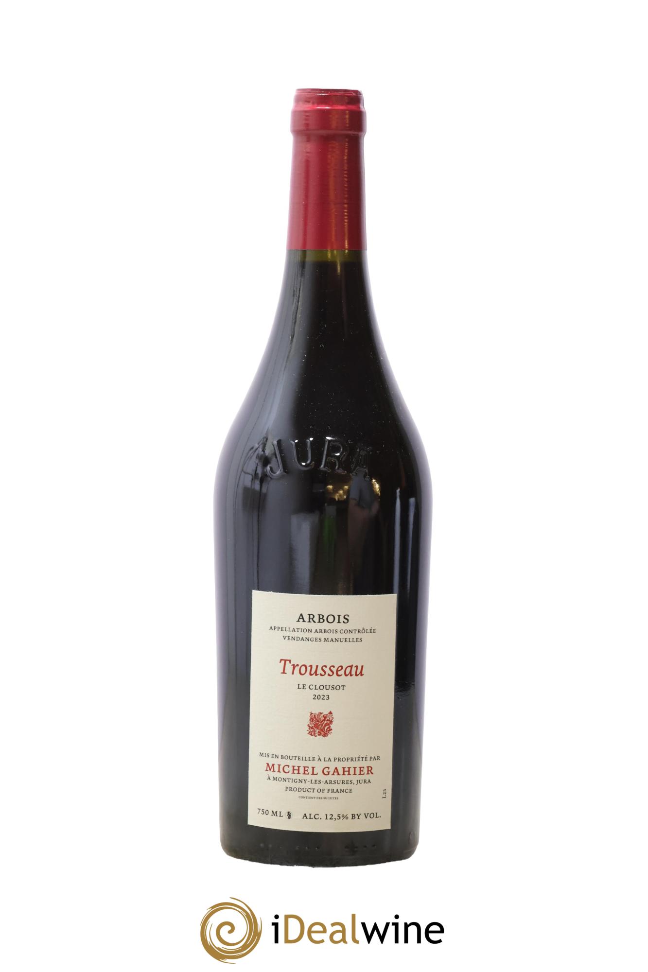 Arbois Trousseau Le Clousot Michel Gahier 2023 - Posten von 1 Flasche - 0