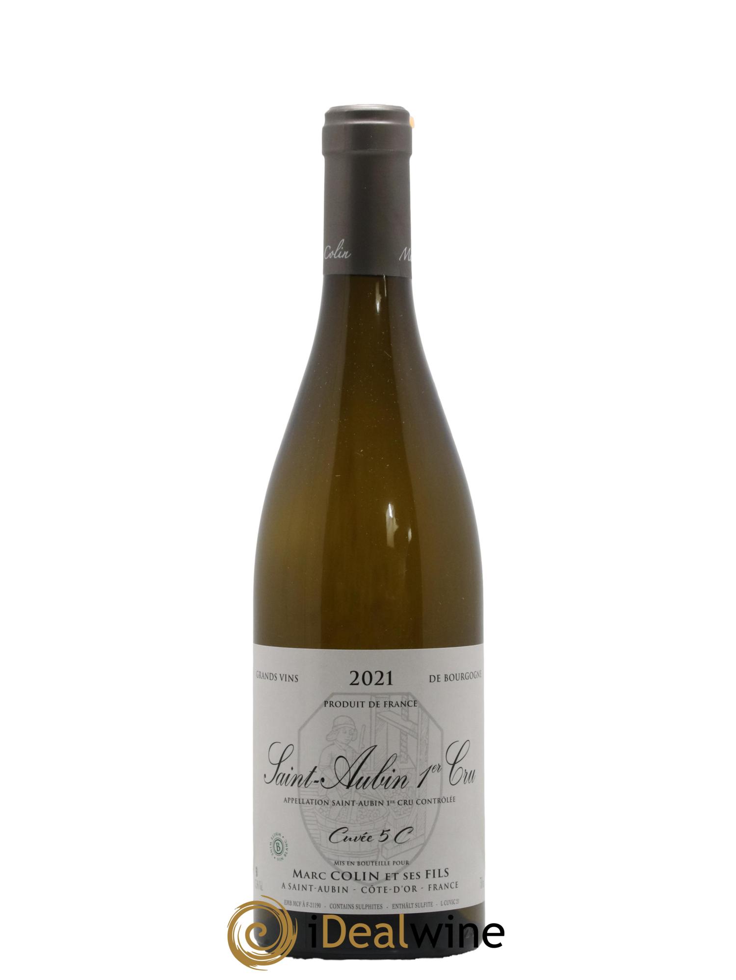 Saint-Aubin 1er Cru 5C Marc Colin et Fils 2021 - Lot de 1 bouteille - 0