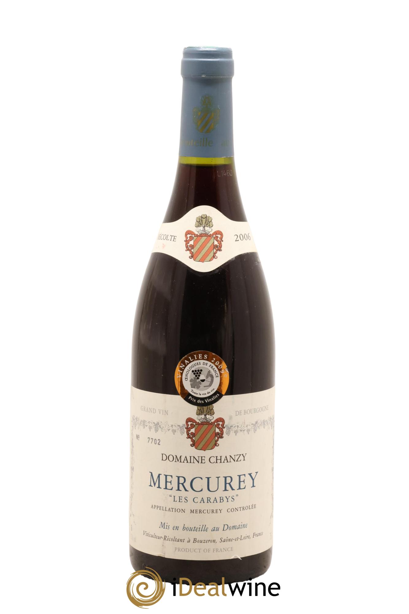 Mercurey Les Carabys Chanzy 2006 - Lotto di 1 bottiglia - 0