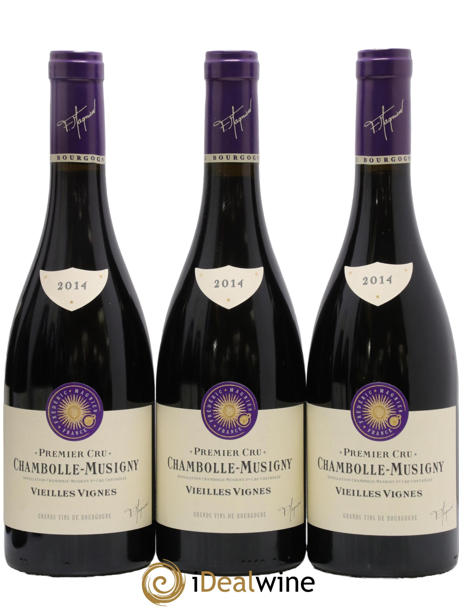 Chambolle-Musigny 1er Cru Vieilles Vignes Frédéric Magnien 2014 - Lot de 3 bouteilles - 0