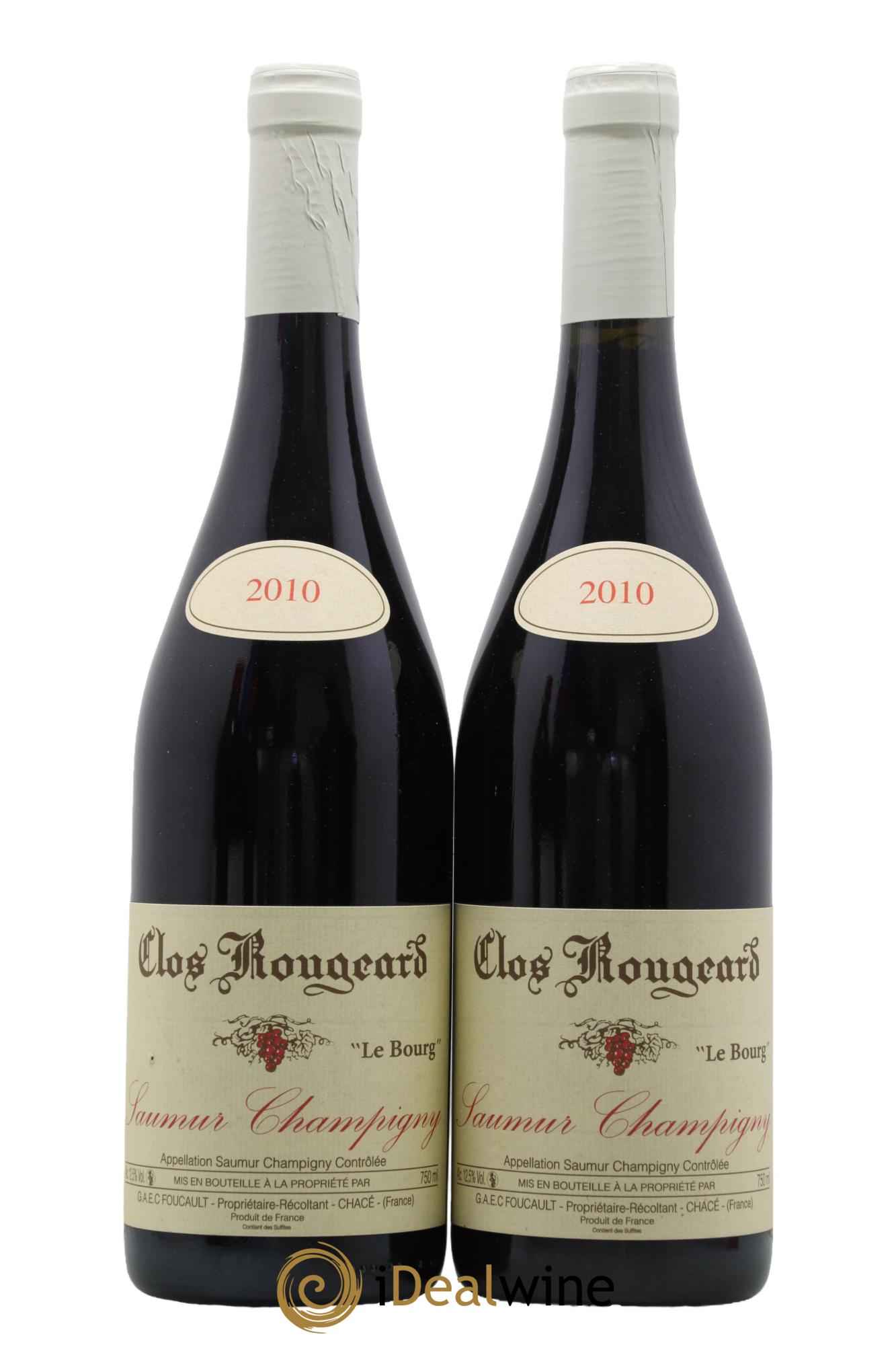 Saumur-Champigny Le Bourg Clos Rougeard 2010 - Lot de 2 bouteilles - 0
