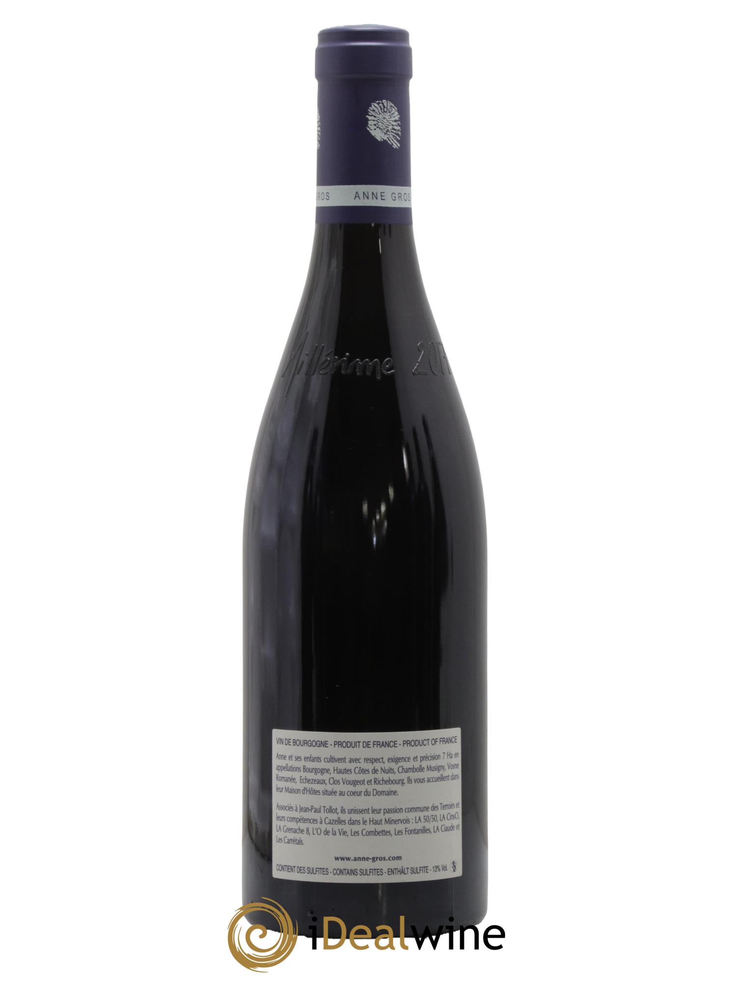 Richebourg Grand Cru Anne Gros 2017 - Lotto di 1 bottiglia - 1