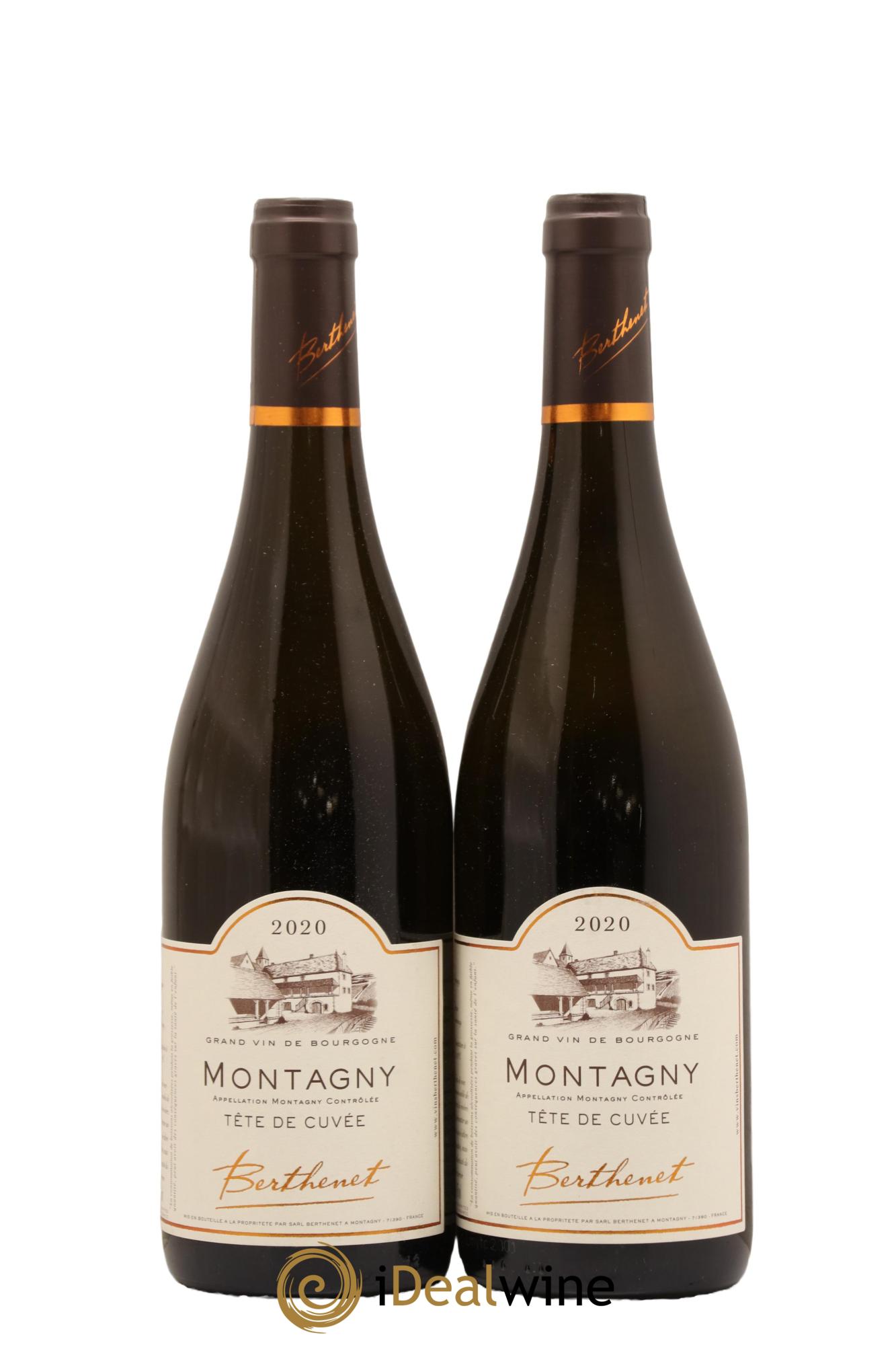 Montagny Tete de Cuvee Domaine Berthenet 2020 - Lot de 2 bouteilles - 0