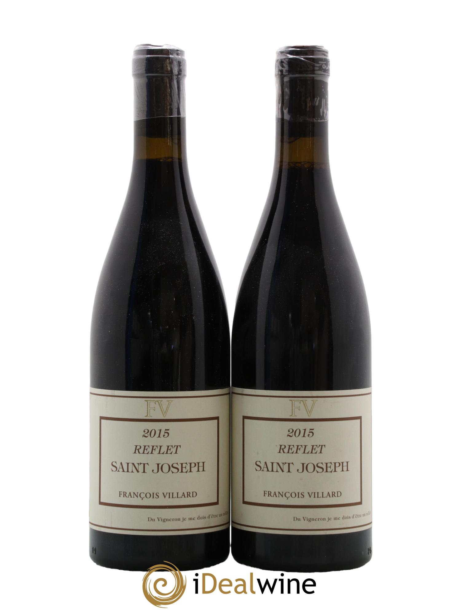 Saint-Joseph Reflet François Villard 2015 - Lot de 2 bouteilles - 0