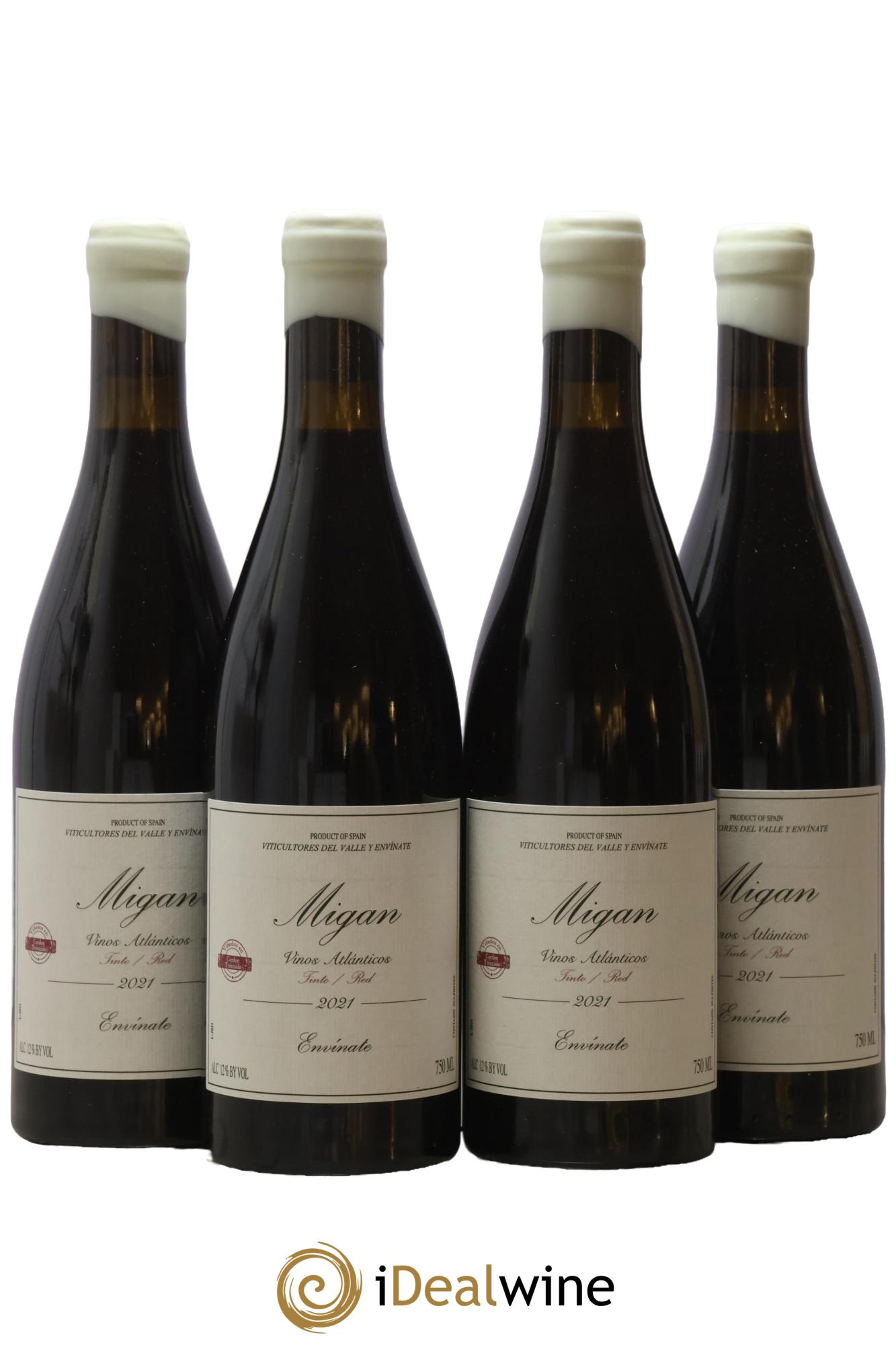 Vinos Atlanticos - Islas Canarias Migan Envinate 2021 - Lot of 4 bottles - 0