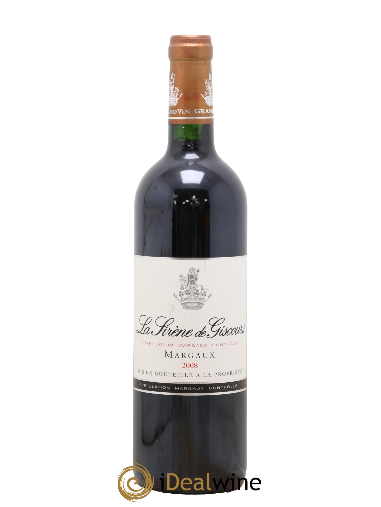La Sirène de Giscours 2008 - Lot de 1 bouteille - 0