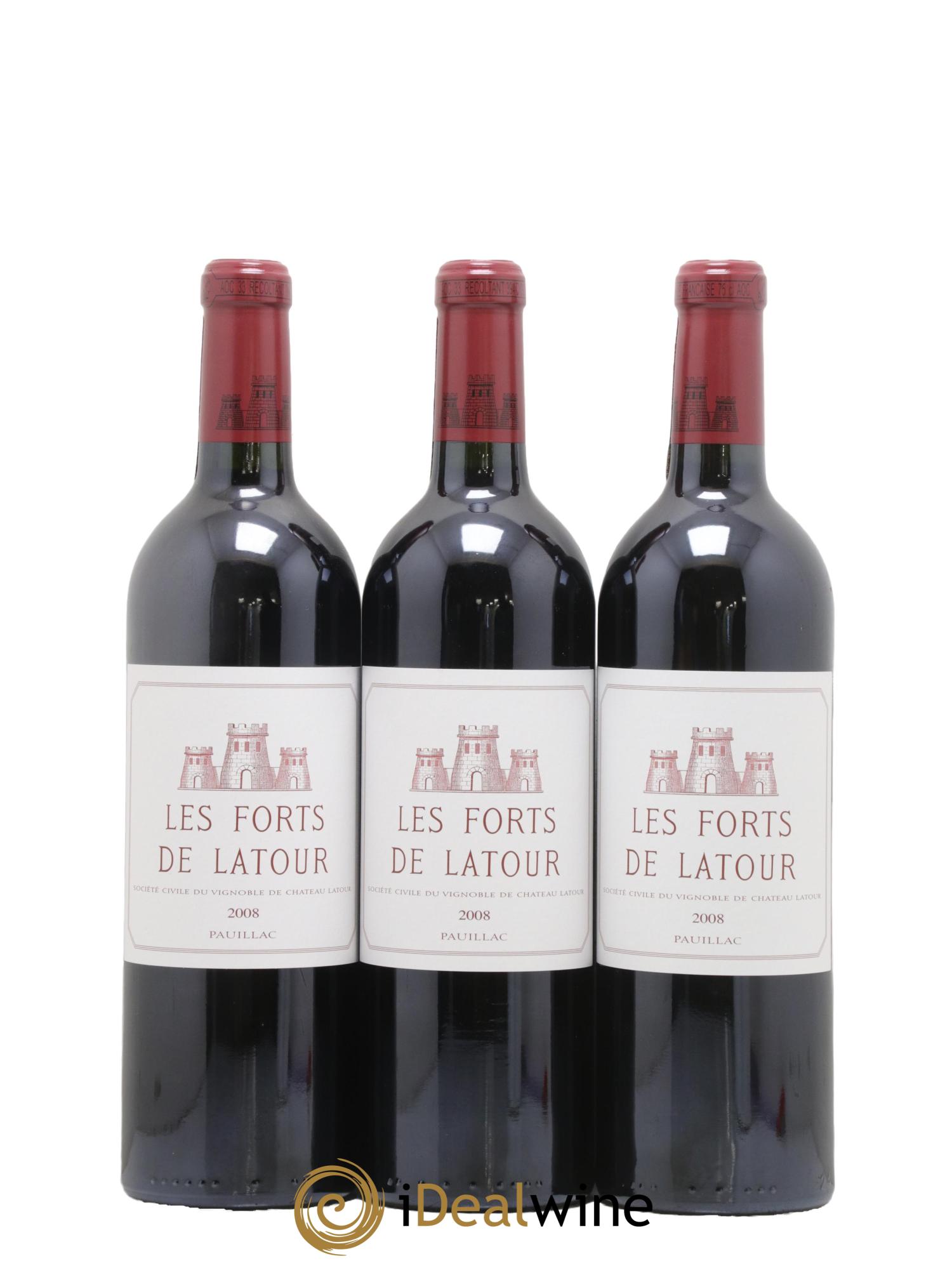 Les Forts de Latour Second Vin  2008 - Posten von 12 Flaschen - 7