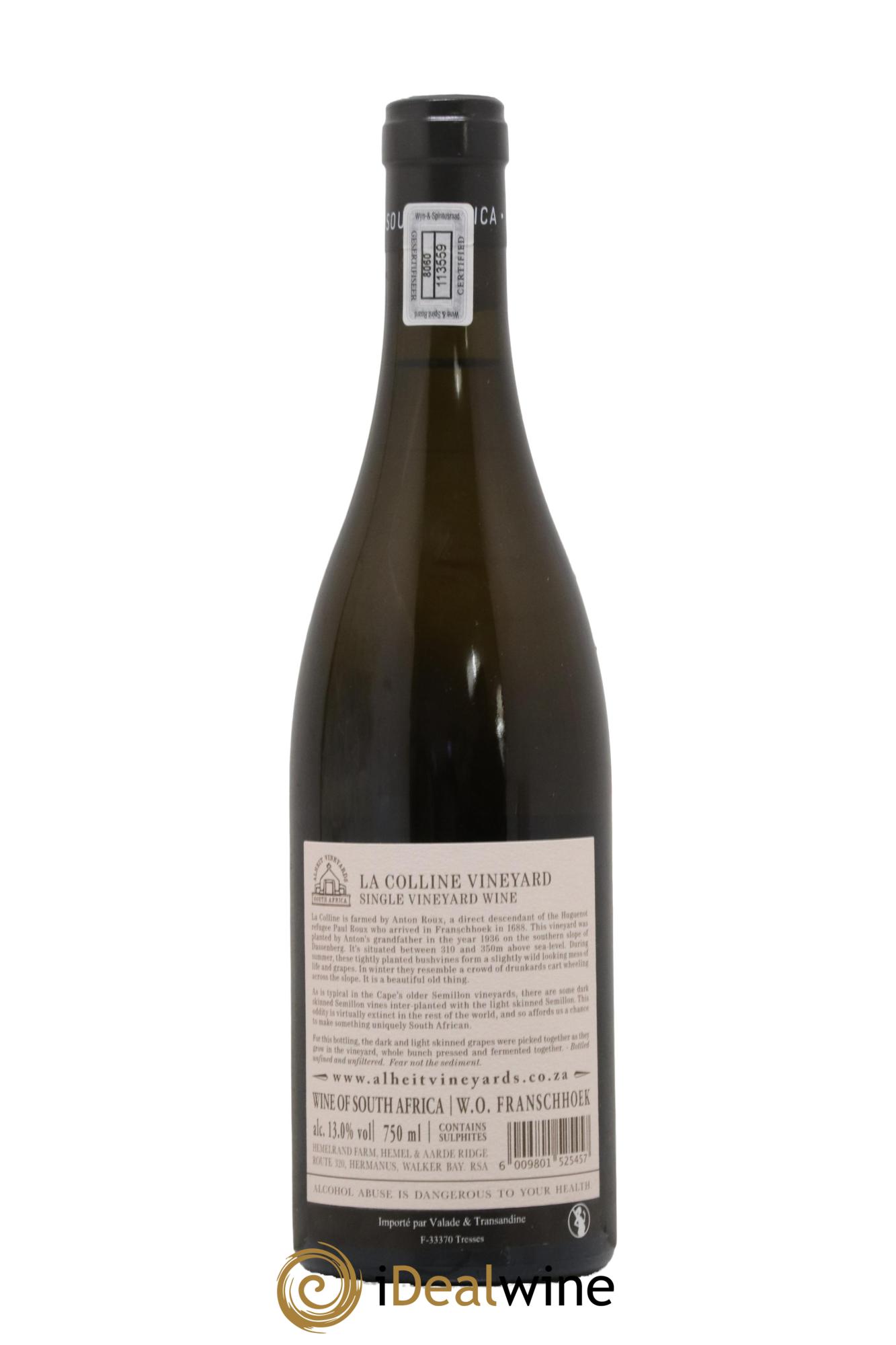 Afrique du Sud La Colline Alheit 2016 - Posten von 1 Flasche - 1
