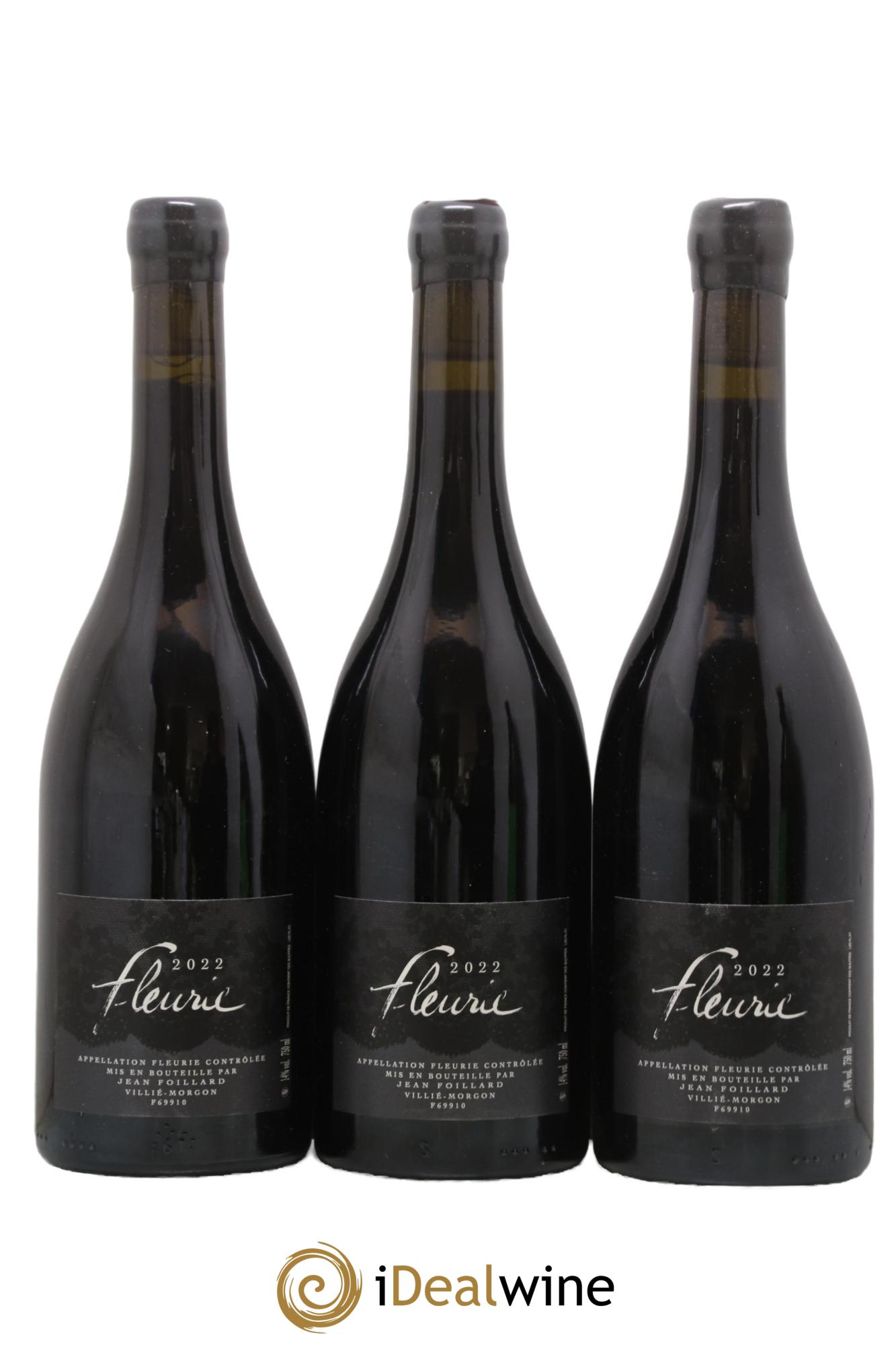 Fleurie Jean Foillard 2022 - Lotto di 3 bottiglie - 0