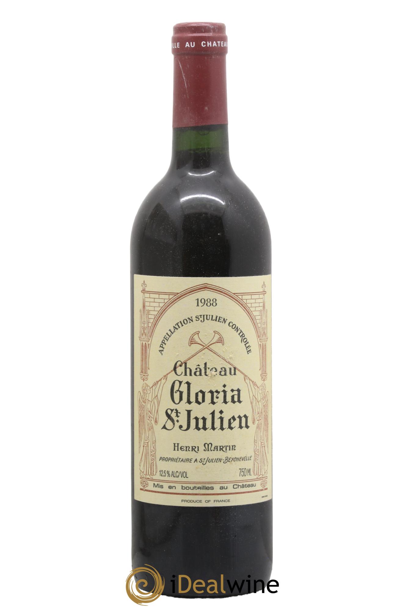 Château Gloria 1988 - Lot of 1 bottle - 0