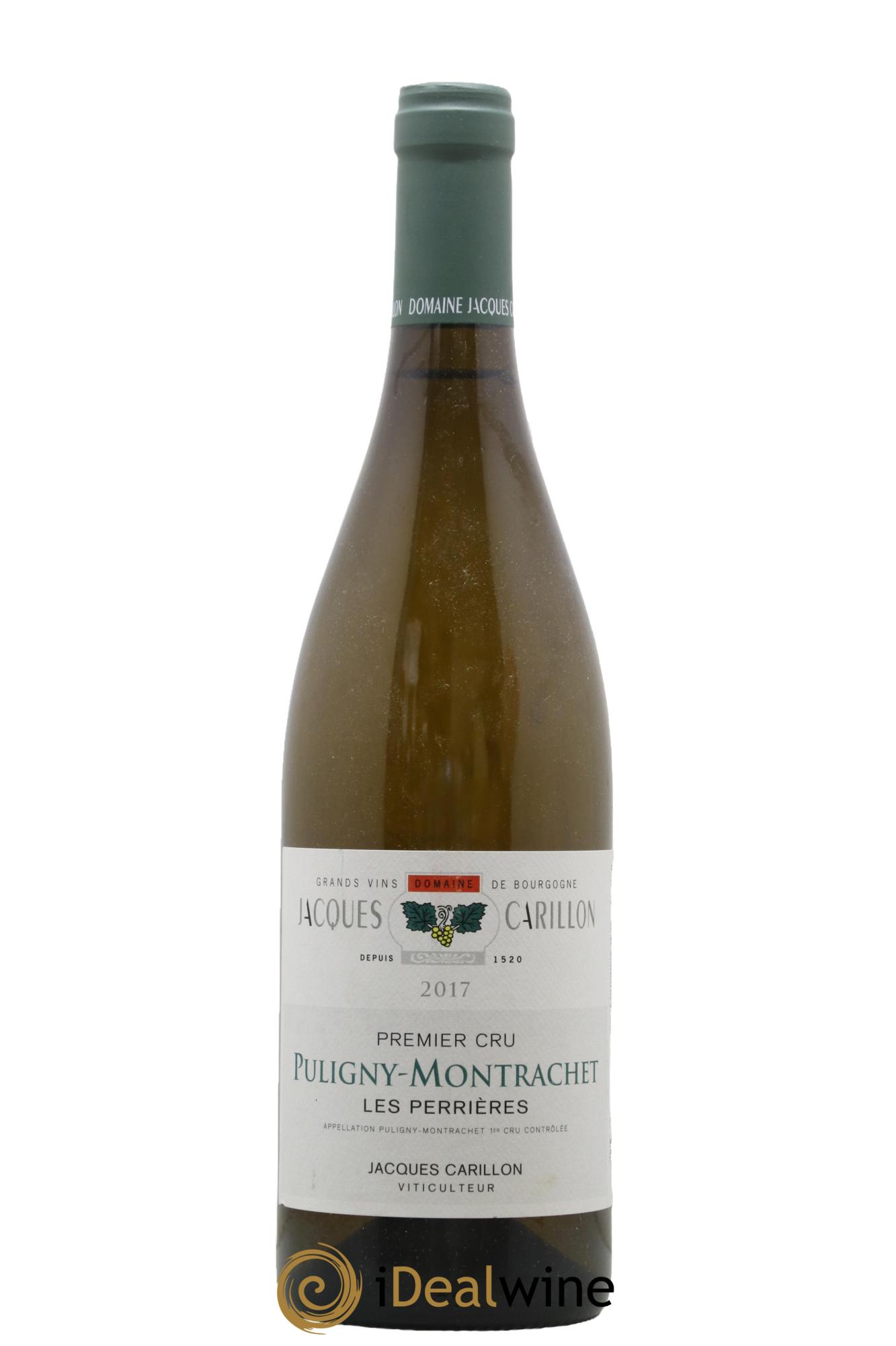 Puligny-Montrachet 1er Cru Les Perrières Jacques Carillon (Domaine) 2017 - Lot de 1 bouteille - 0