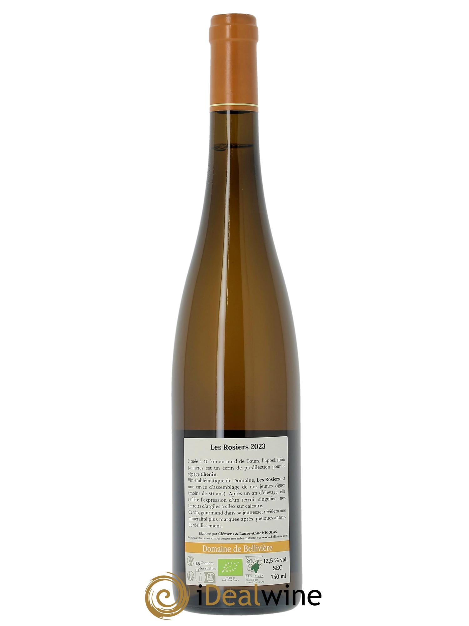 Jasnières Les Rosiers Domaine de Bellivière  2023 - Lotto di 1 bottiglia - 1