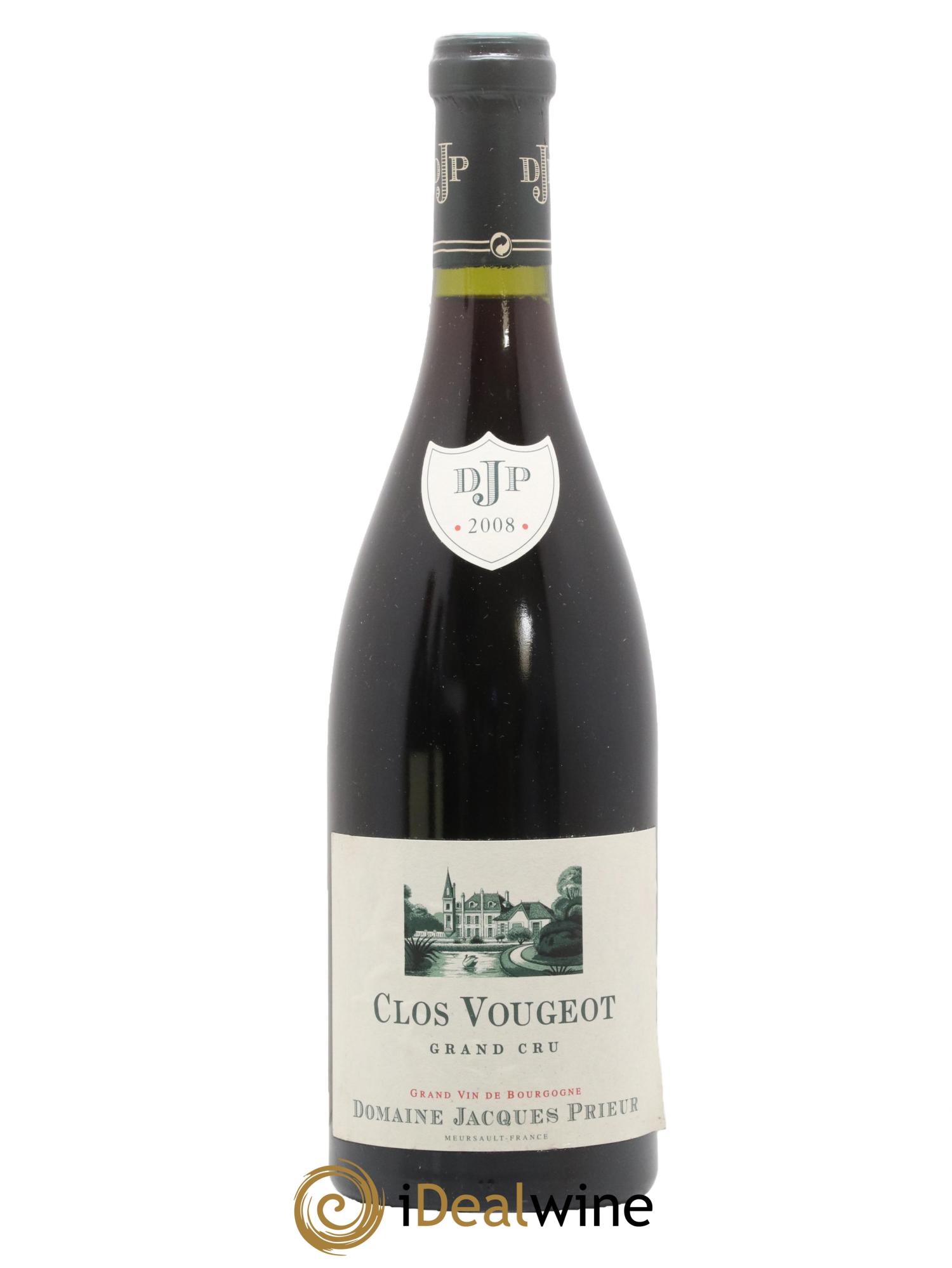Clos de Vougeot Grand Cru Jacques Prieur (Domaine) 2008 - Lot de 1 bouteille - 0
