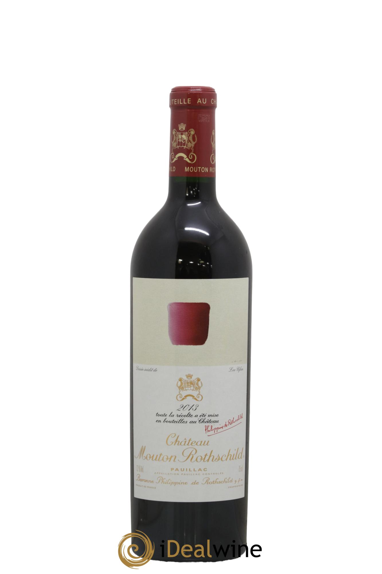 Château Mouton Rothschild 1er Grand Cru Classé 2013 - Lot de 1 bouteille - 1