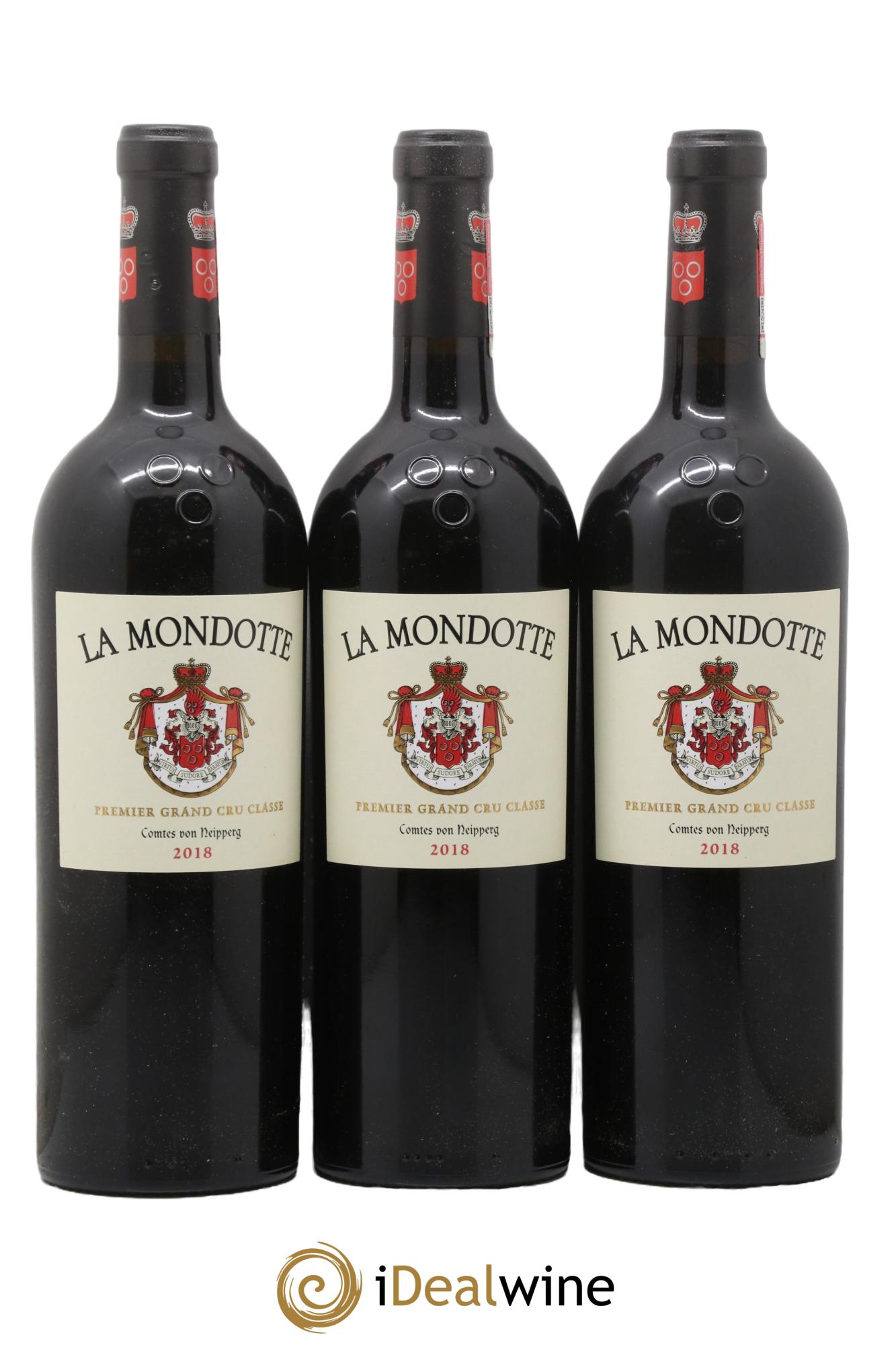La Mondotte 1er Grand Cru Classé B depuis 2012 2018 - Lot de 3 bouteilles - 0
