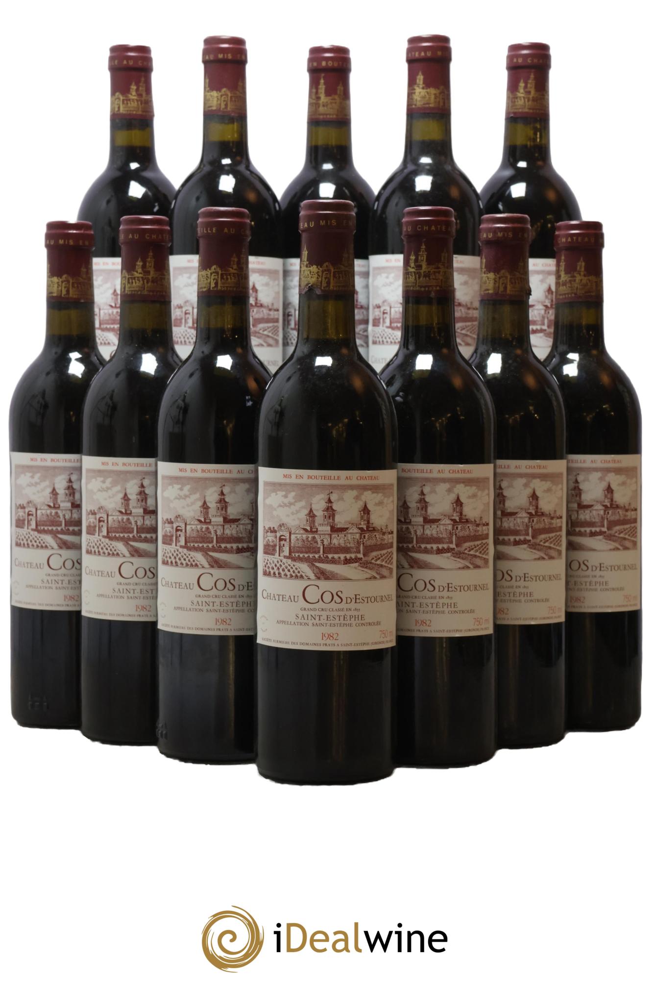 Cos d'Estournel 2ème Grand Cru Classé 1982 - Lot de 12 bouteilles - 0