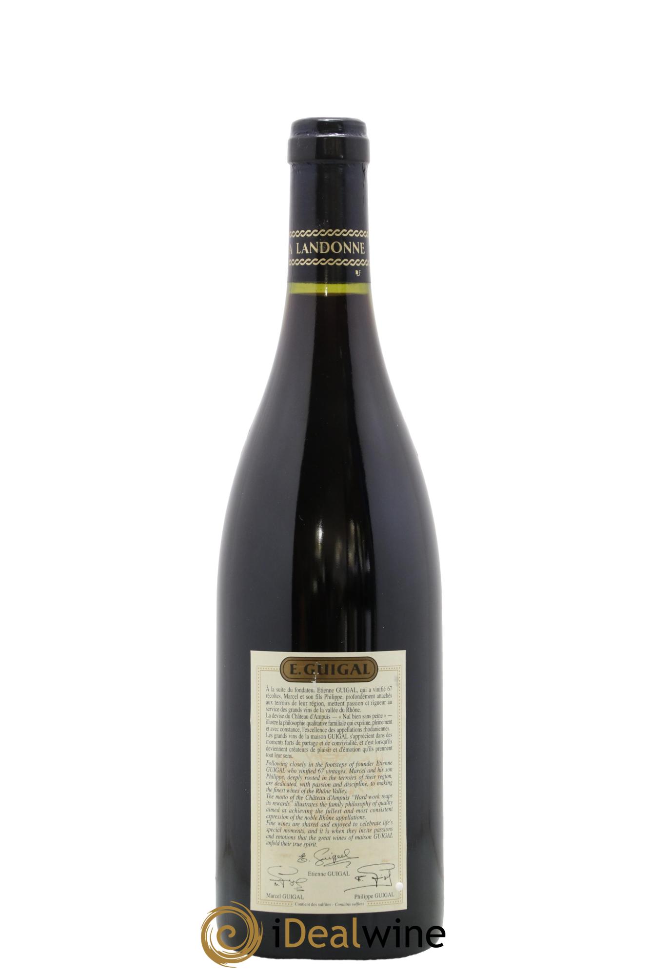 Côte-Rôtie La Landonne Guigal 2002 - Lotto di 1 bottiglia - 1