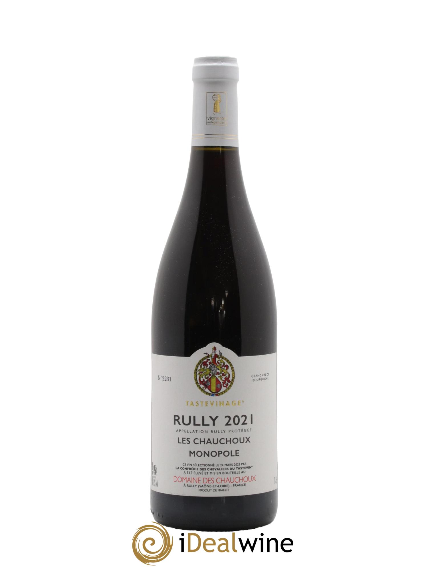 Rully Les Chauchoux Domaine des Chauchoux 2021 - Lot de 1 bouteille - 0