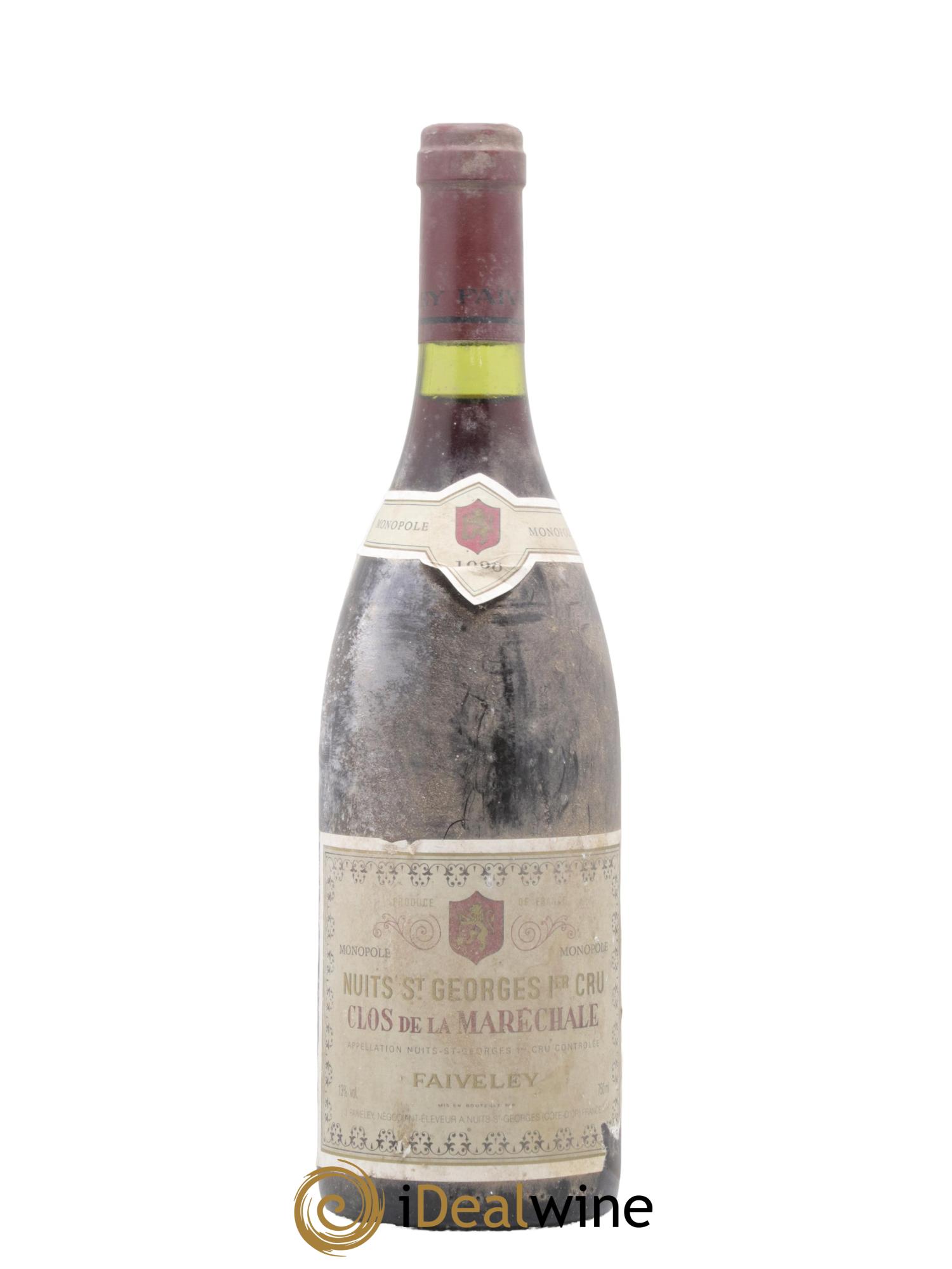 Nuits-Saint-Georges 1er Cru Clos de la Maréchale Faiveley 1988 - Lot de 1 bouteille - 0