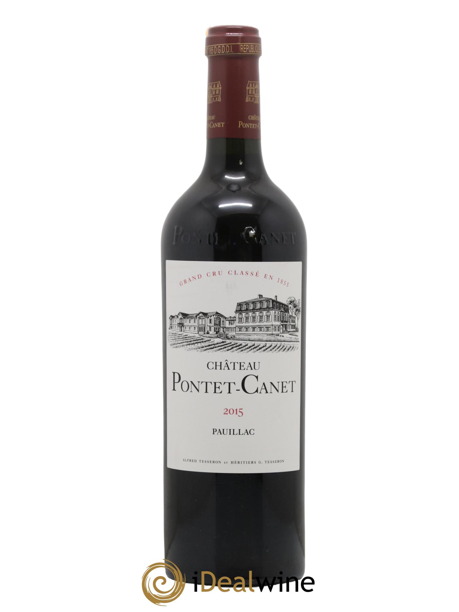 Château Pontet Canet 5ème Grand Cru Classé 2015 - Lot de 1 bouteille - 0