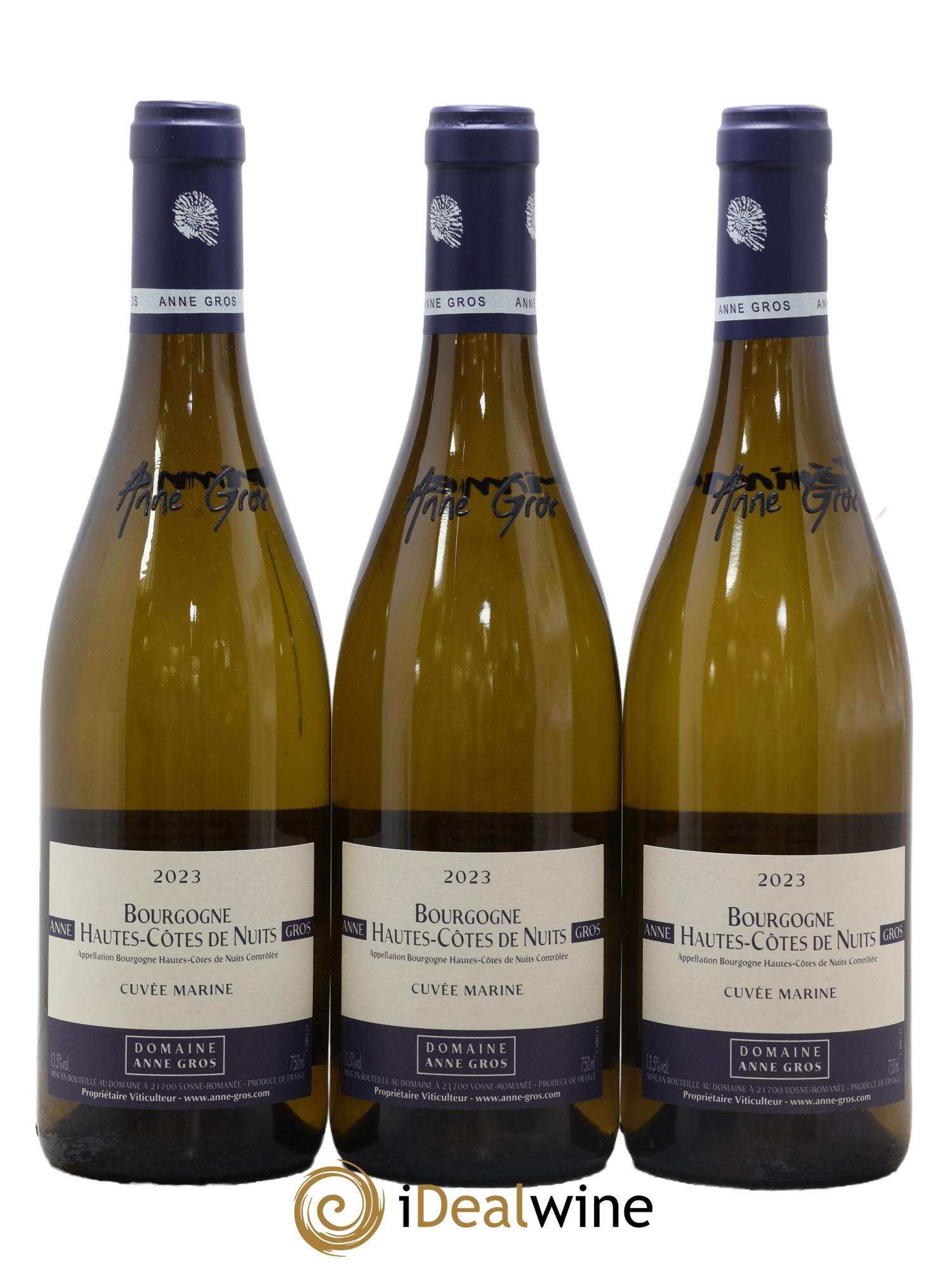 Hautes-Côtes de Nuits Cuvée Marine Anne Gros 2023 - Posten von 3 Flaschen - 0