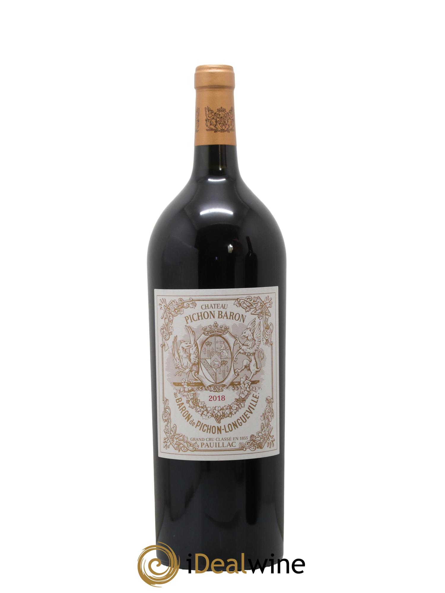 Pichon Longueville Baron 2ème Grand Cru Classé 2018 - Lot de 1 magnum - 0