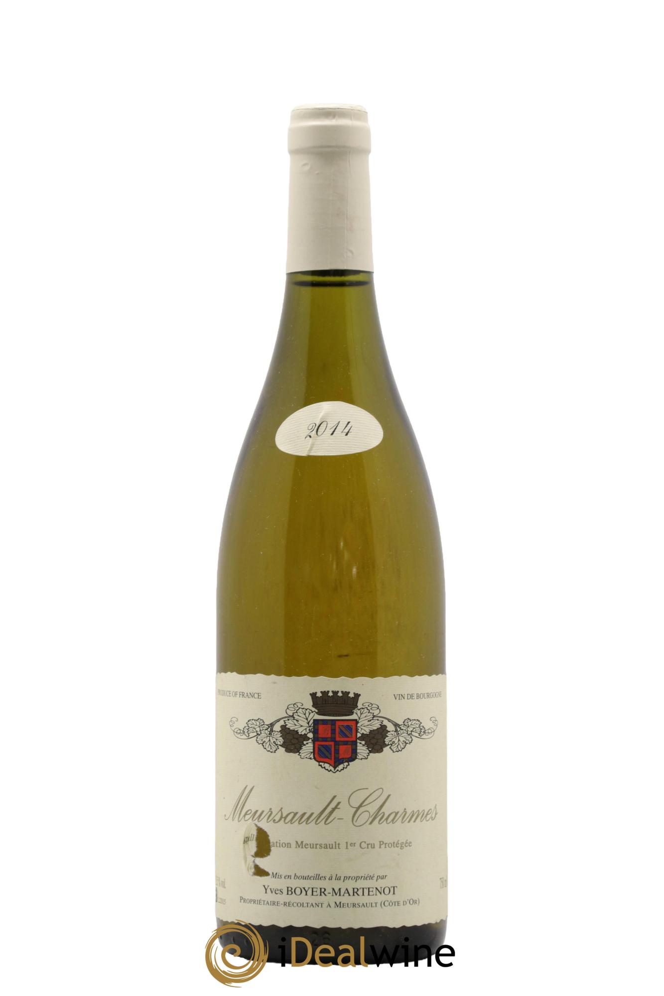 Meursault 1er Cru Charmes Boyer-Martenot 2014 - Lot de 1 bouteille - 0