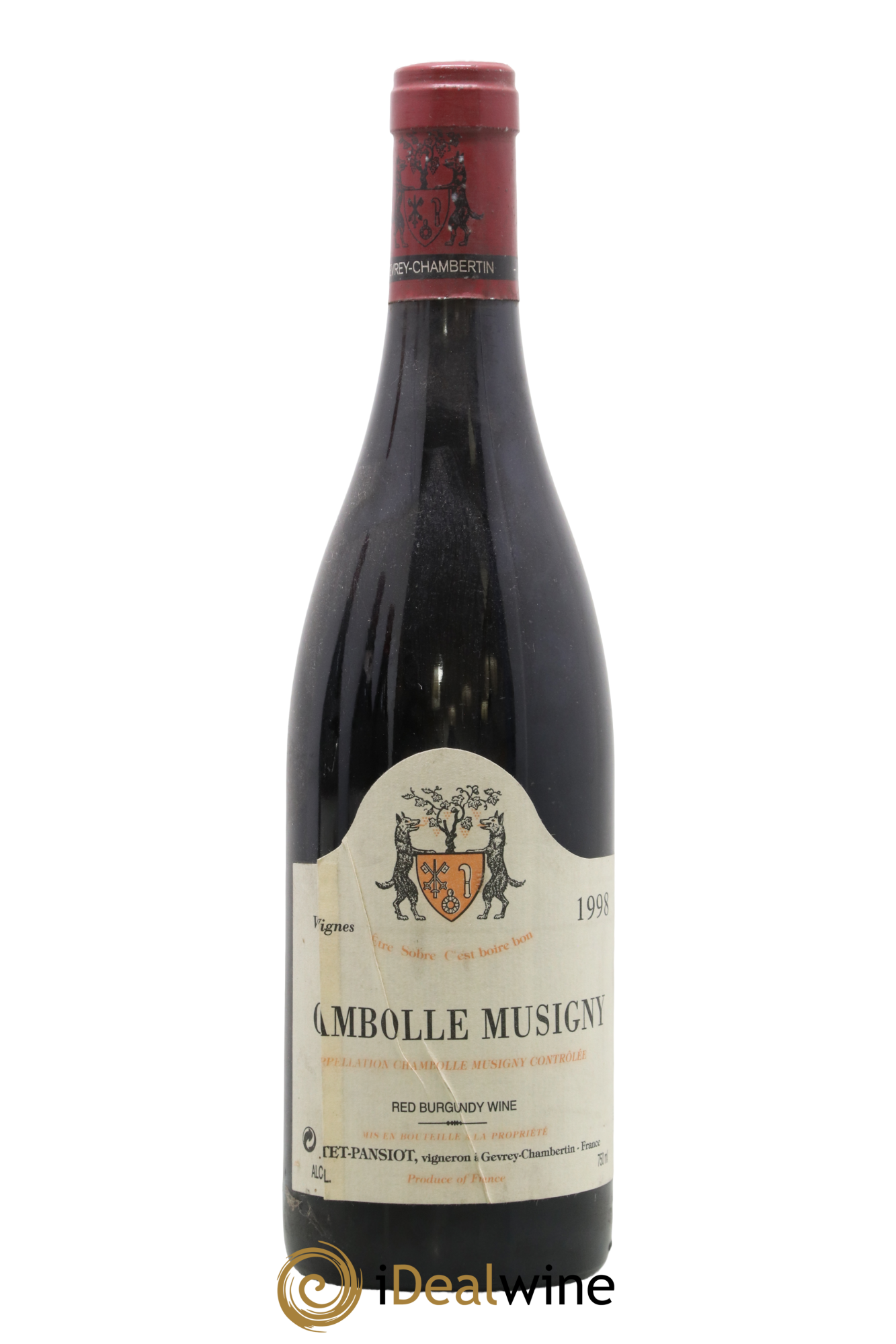 Chambolle-Musigny Geantet-Pansiot 1998 - Lot of 1 bottle - 0