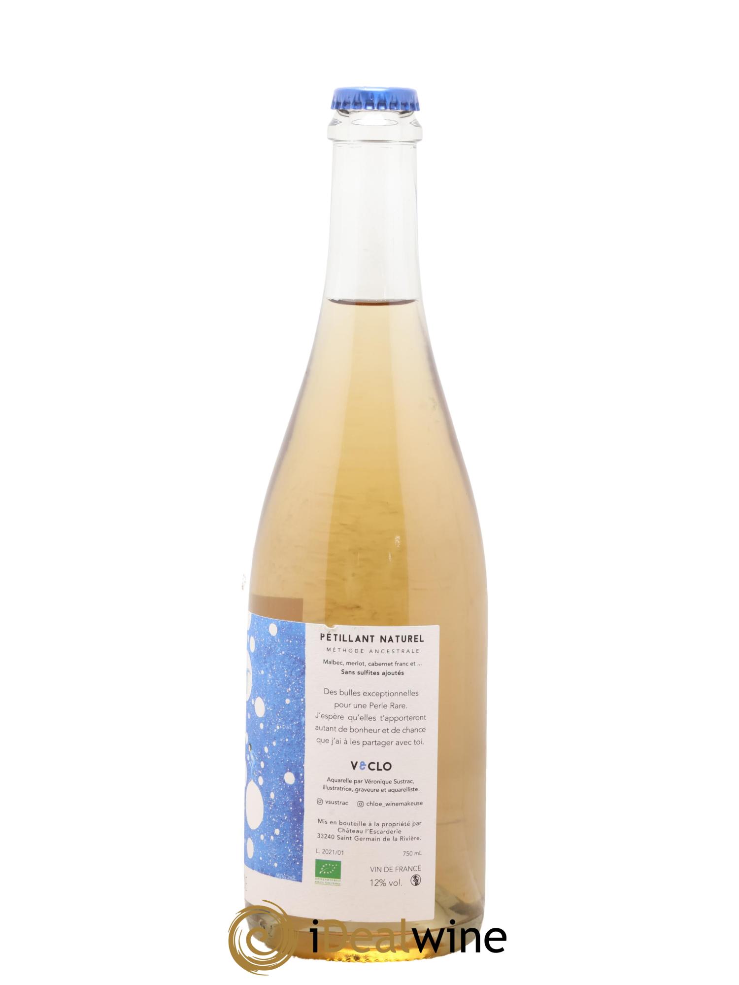 Vin de France Perles Rares Méthode Ancestrale Château L'Escarderie 2021 - Lot de 1 bouteille - 1