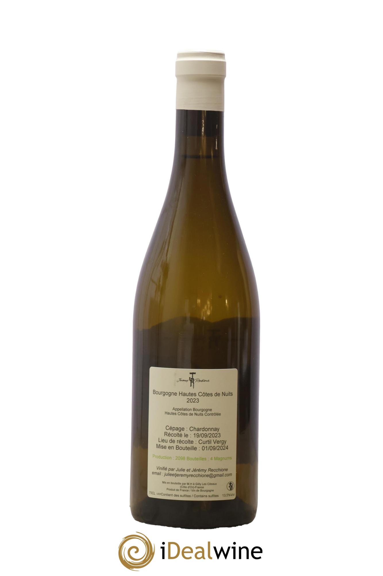 Hautes-Côtes de Nuits Jérémy Recchione 2023 - Lotto di 1 bottiglia - 1