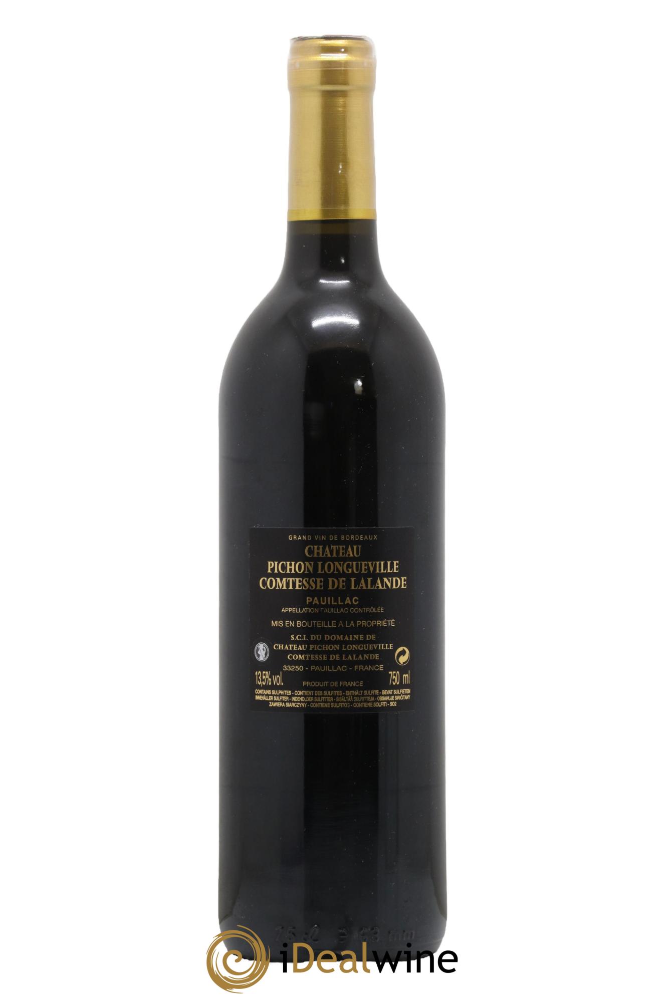 Château Pichon Longueville Comtesse de Lalande 2ème Grand Cru Classé 2016 - Lotto di 1 bottiglia - 1
