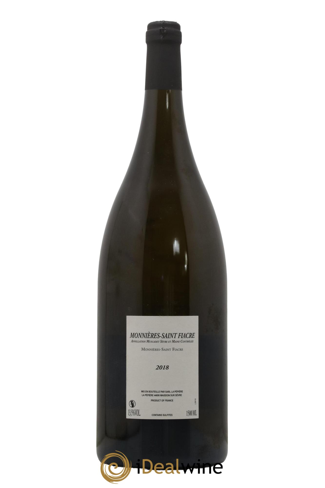 Muscadet-Sèvre-et-Maine Monnières-Saint Fiacre Domaine de la Pépière 2018 - Lot de 1 magnum - 1