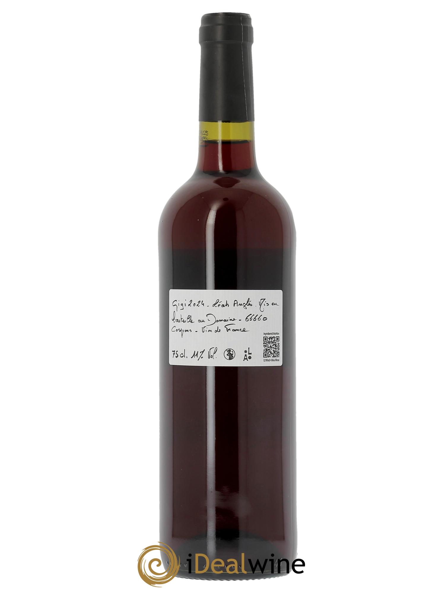 Vin de France Gigi Léah Angles  2024 - Lot de 1 bouteille - 1