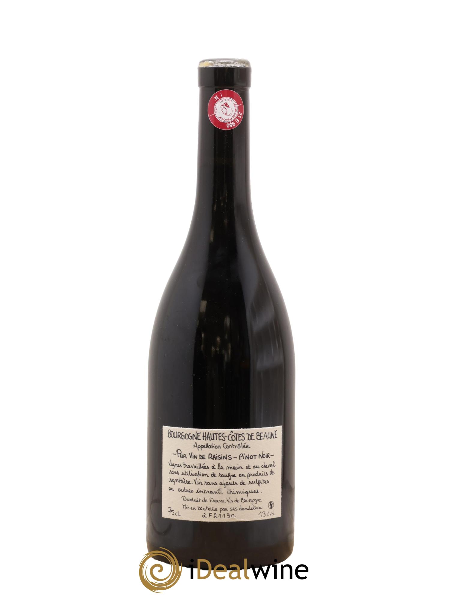 Hautes-Côtes de Beaune Nature Dandelion (Domaine) 2020 - Lot de 1 bouteille - 1