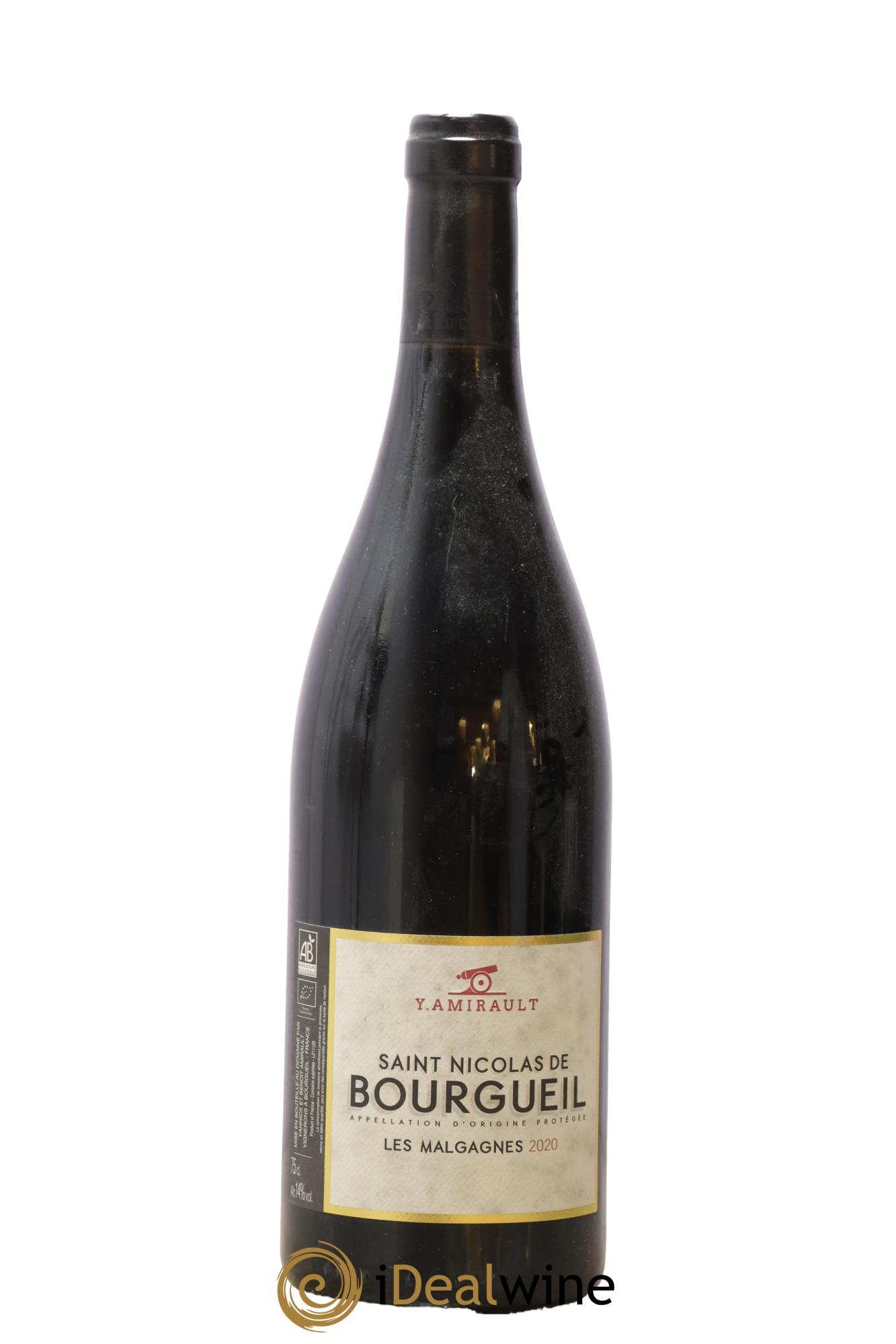 Saint-Nicolas de Bourgueil Les Malgagnes Yannick Amirault (Domaine) 2020 - Posten von 1 Flasche - 0