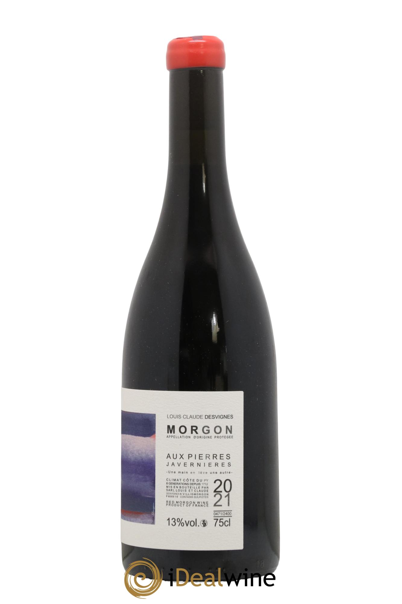 Morgon Javernières Aux Pierres Louis-Claude Desvignes 2021 - Posten von 1 Flasche - 1