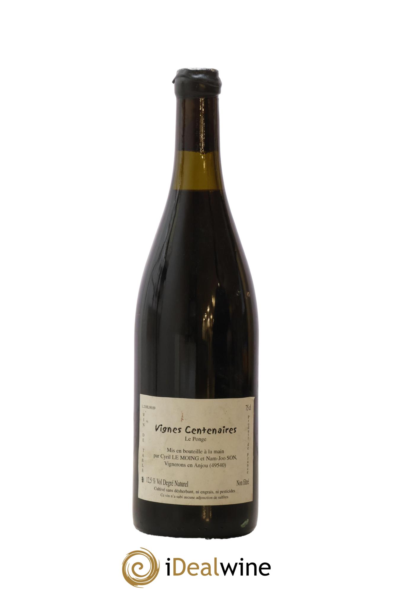 Vin de France Le Ponge Vignes Centenaires Domaine Le Moing 2021 - Lot de 1 bouteille - 0