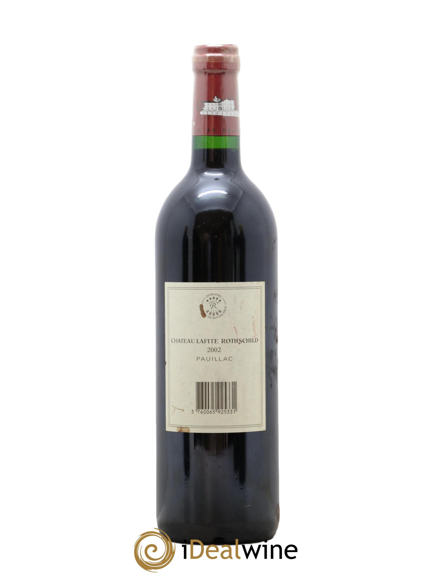 Château Lafite Rothschild 1er Grand Cru Classé 2002 - Lot de 1 bouteille - 1