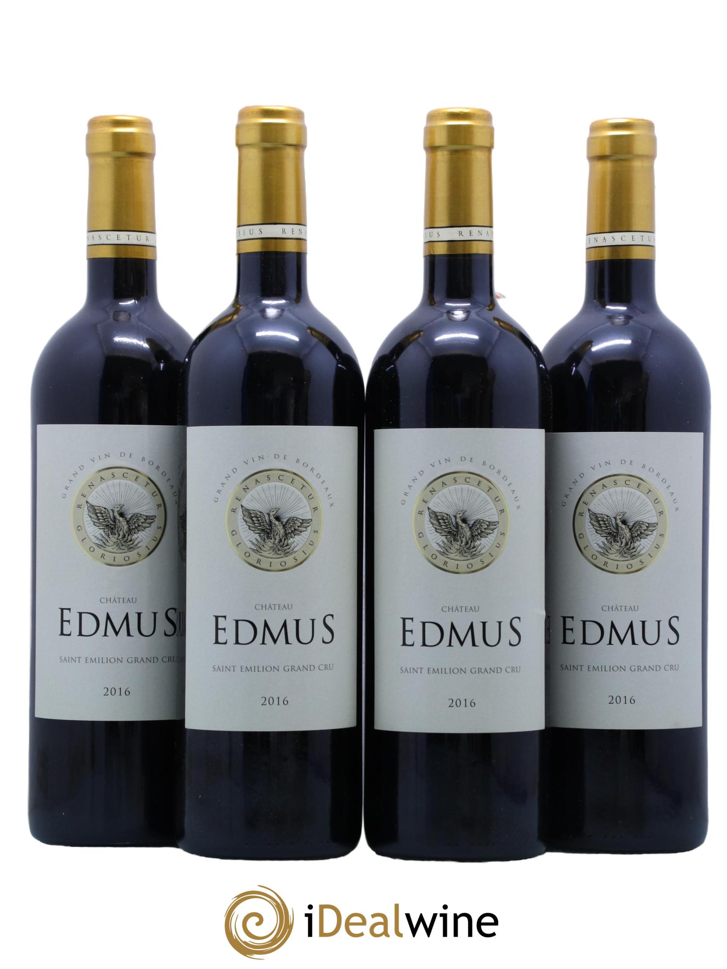 Château Edmus Grand Cru 2016 - Lot de 4 bouteilles - 0