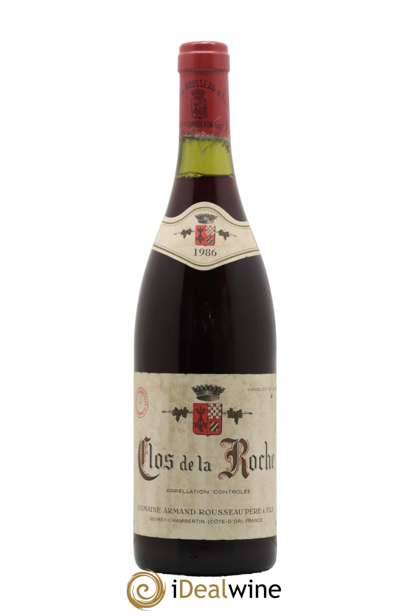 Clos de la Roche Grand Cru Armand Rousseau (Domaine) 1986 - Lot de 1 bouteille - 0