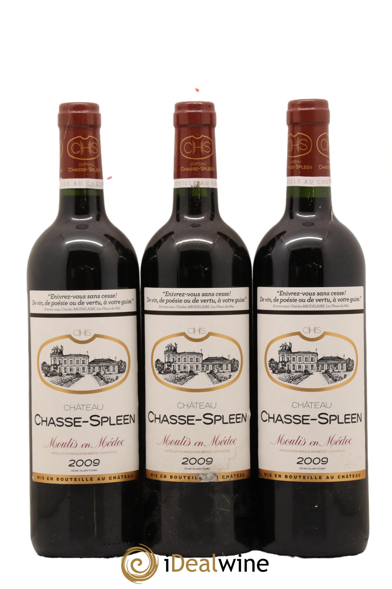 Château Chasse Spleen 2009 - Posten von 12 Flaschen - 3