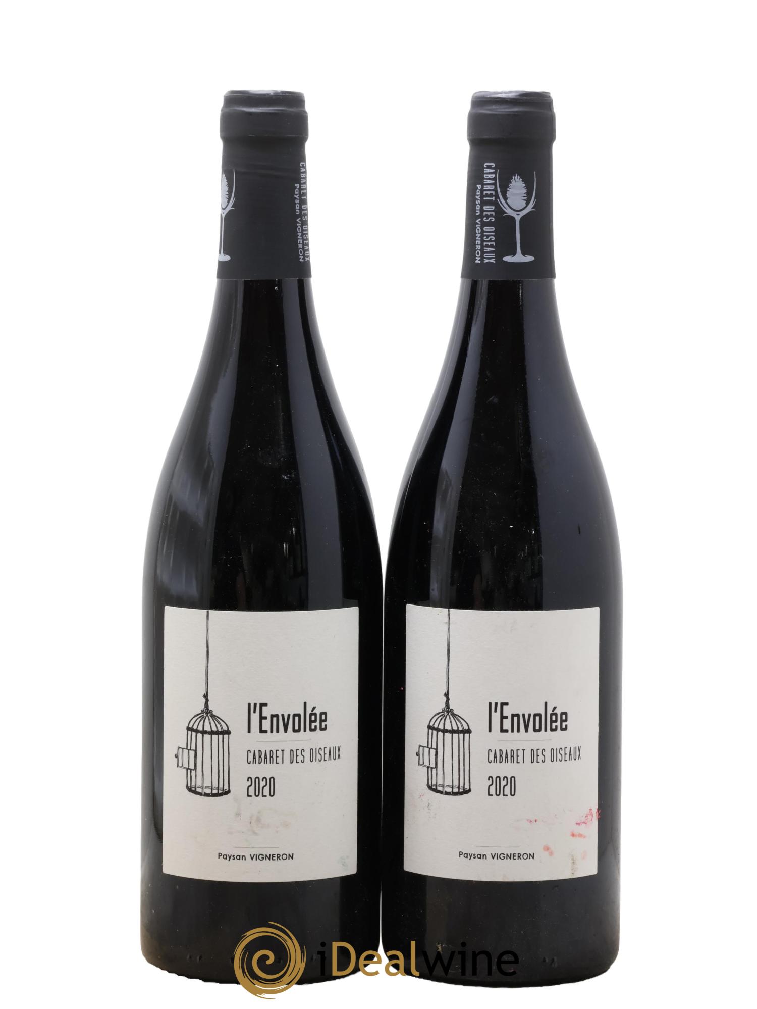 Vin de France L'Envolée Cabaret des Oiseaux 2020 - Lotto di 2 bottiglie - 0