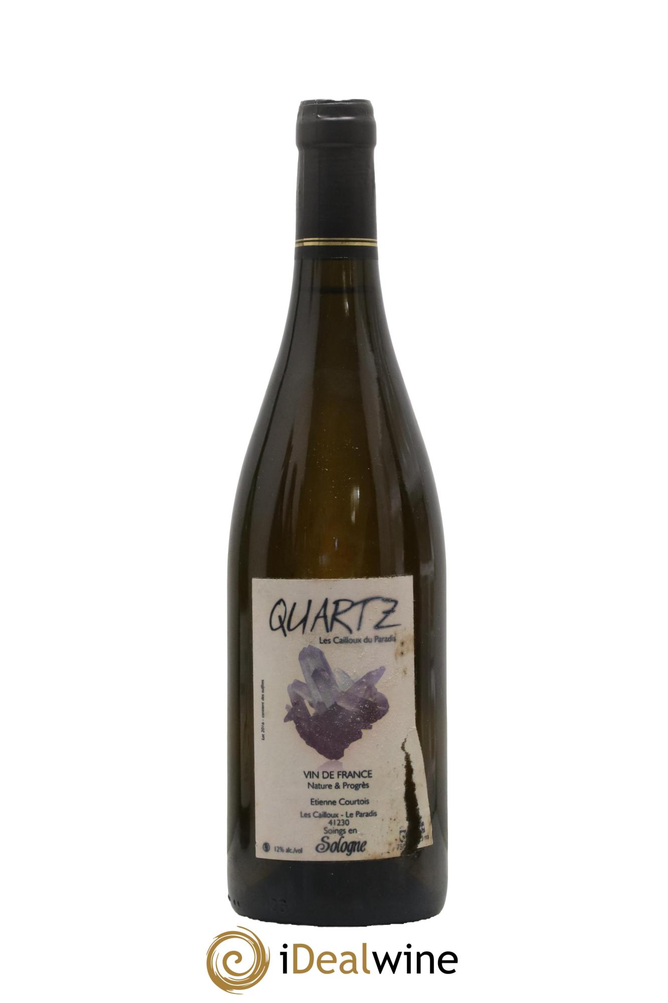 Vin de France Quartz Les Cailloux du Paradis 2016 - Lot de 1 bouteille - 0